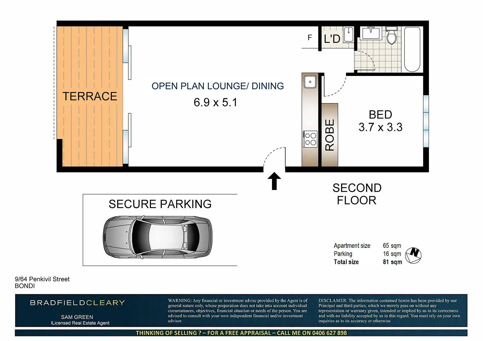 9/64 Penkivil Street, Bondi Sold by Bradfield Badgerfox - image 1
