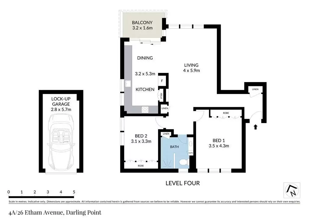 4A/26-28 Etham Avenue, Darling Point For Lease by Bradfield Badgerfox - image 1