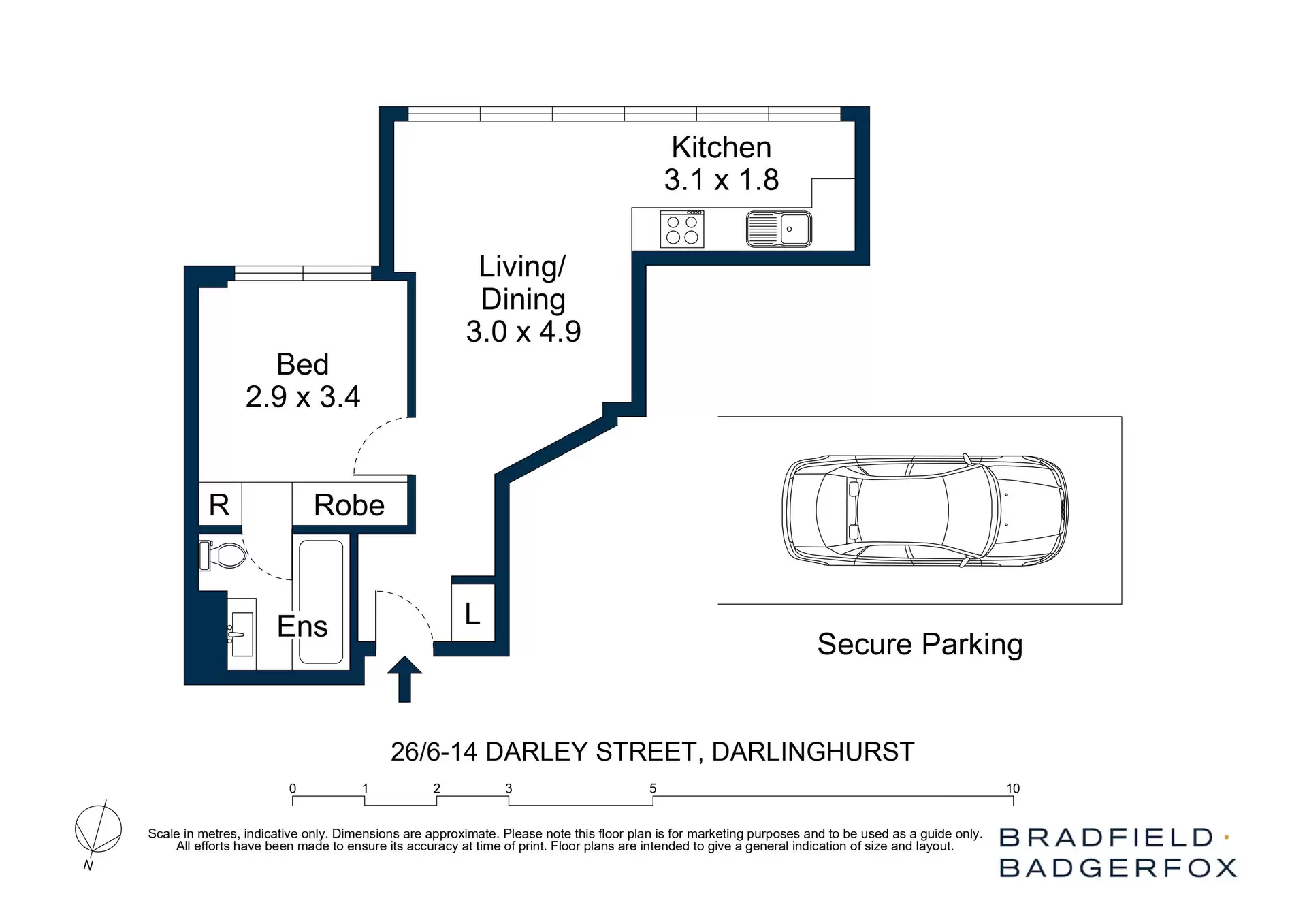26/6-14 Darley Street, Darlinghurst Sold by Bradfield Badgerfox - image 1
