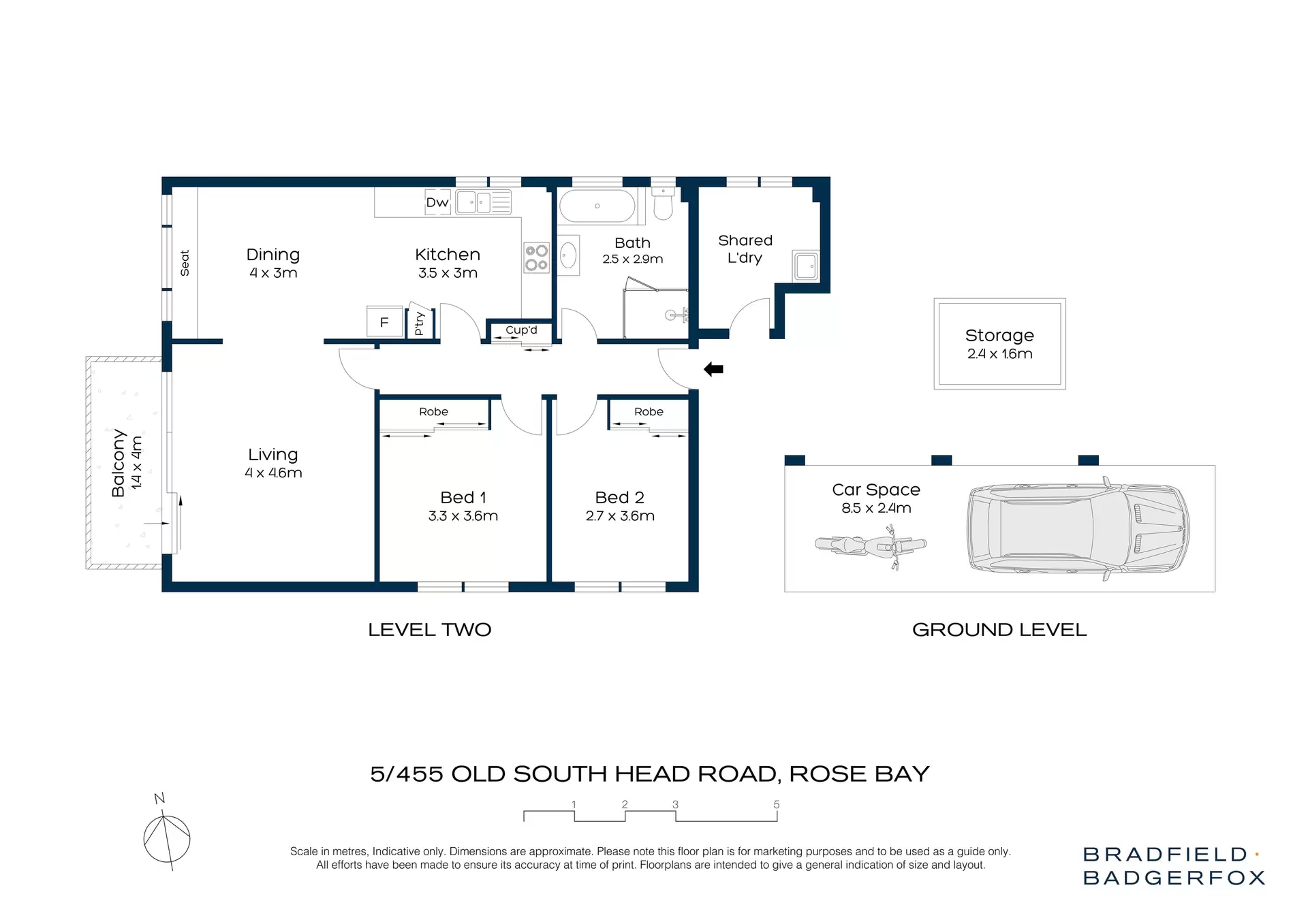 5/455 Old South Head Road, Rose Bay Auction by Bradfield Badgerfox - image 1