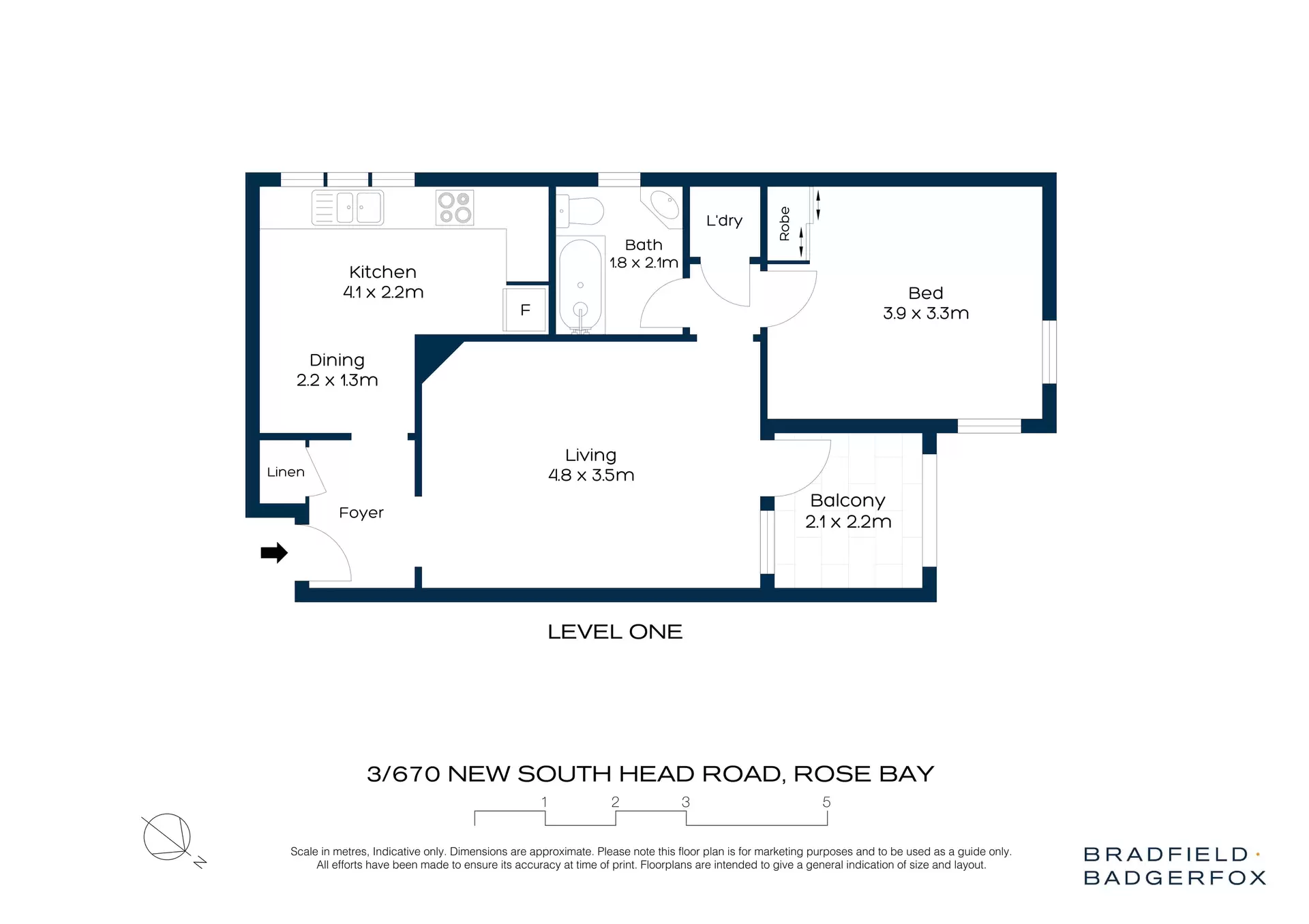 3/668-670 New South Head Road, Rose Bay Sold by Bradfield Badgerfox - image 1