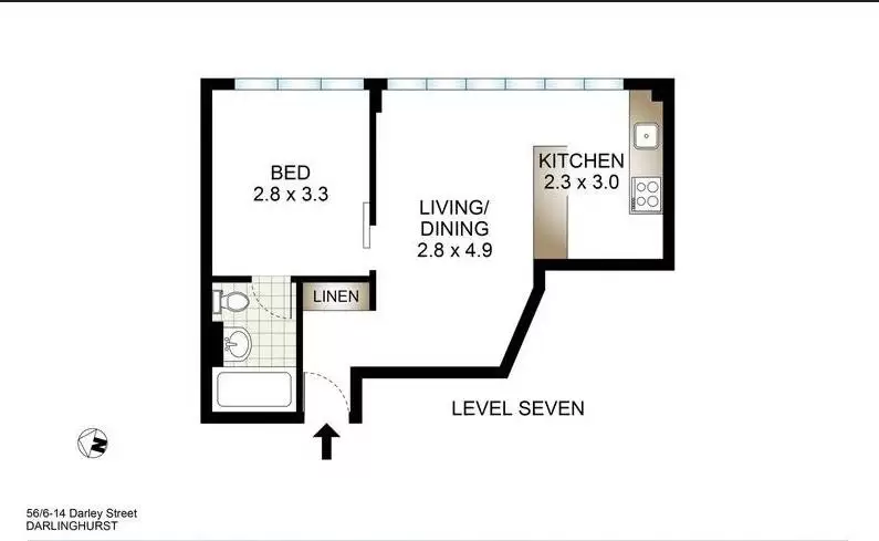 56/6-14 Darley Street, Darlinghurst For Sale by Bradfield Badgerfox - image 1