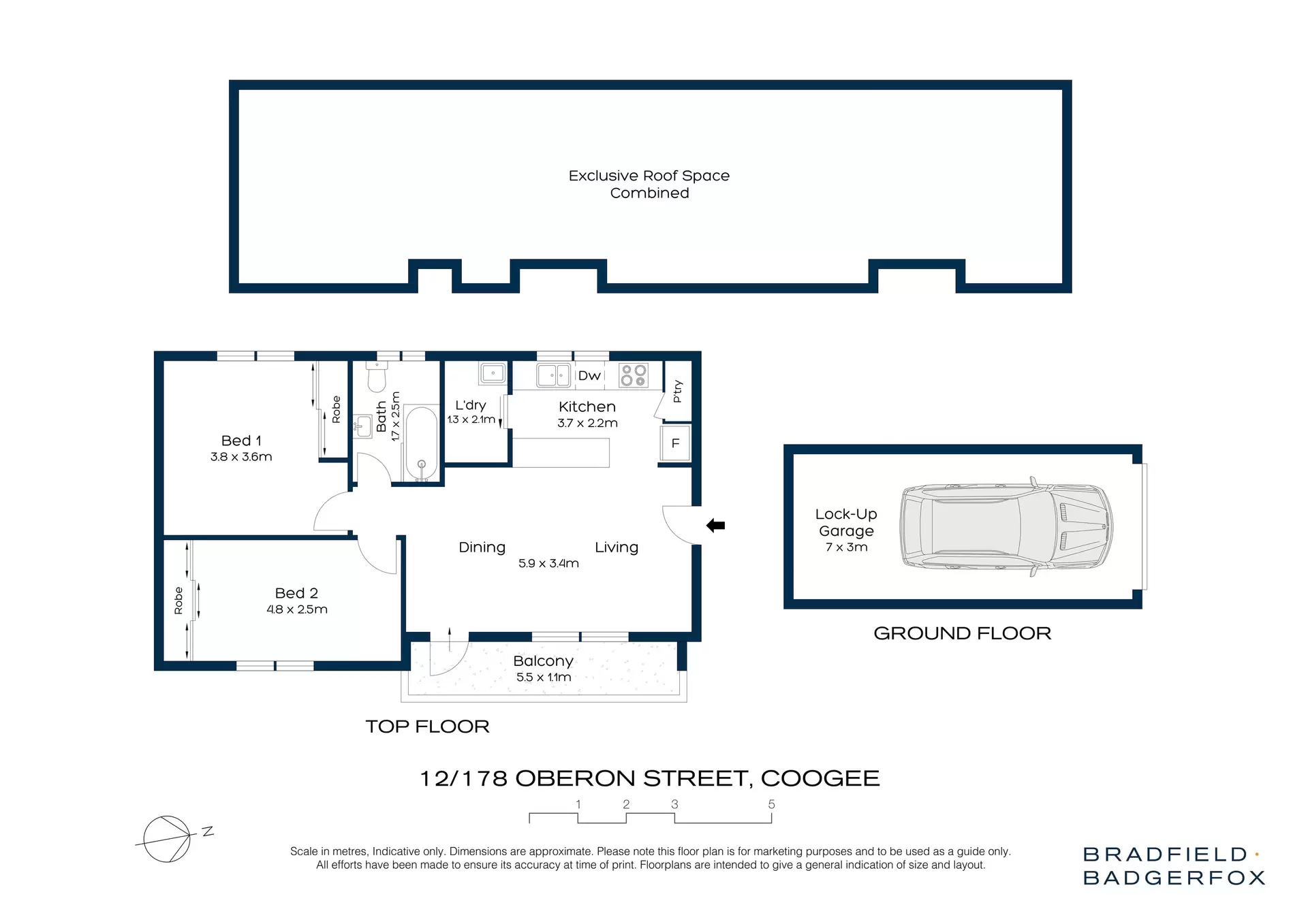 12/178 Oberon Street, Coogee Auction by Bradfield Badgerfox - image 1