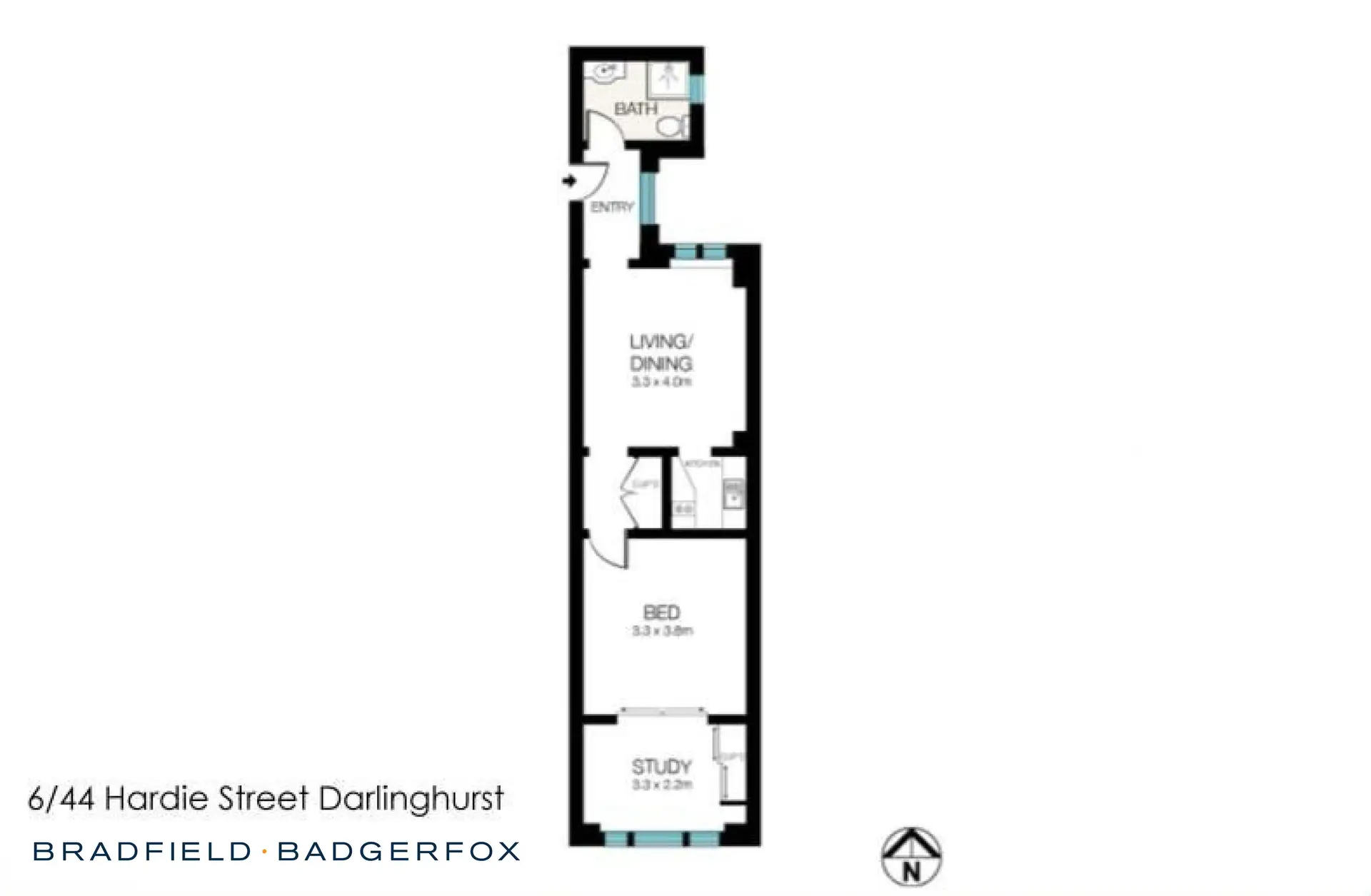 6/44 Hardie Street, Darlinghurst Leased by Bradfield Badgerfox - image 1