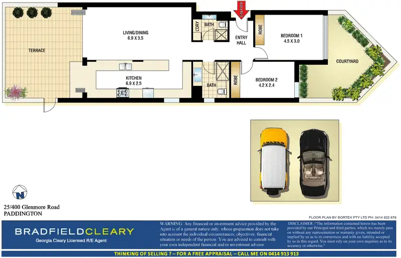 25/400 Glenmore Road, Paddington Sold by Bradfield Badgerfox - image 1